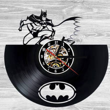 Load image into Gallery viewer, Batman CD Record Wall Clock LP Vinyl Hollow 3D Decorative Hanging Art Decor Clock Classic Exclusive Wall Clock Classic