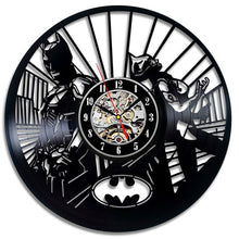 Load image into Gallery viewer, Batman CD Record Wall Clock LP Vinyl Hollow 3D Decorative Hanging Art Decor Clock Classic Exclusive Wall Clock Classic