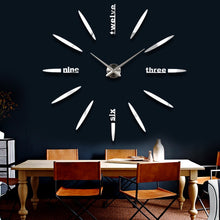 Load image into Gallery viewer, Sale New Wall Clock Clocks Watch Stickers Diy 3d Acrylic Mirror Home Decoration Quartz Balcony/courtyard Needle Modern hot
