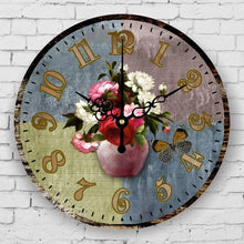Load image into Gallery viewer, Vintage large decorative wall clock mute quartz home watch wall fashion living room wall watches wedding gifts duvar saati