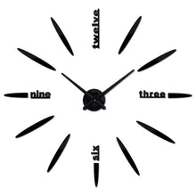 Load image into Gallery viewer, Sale New Wall Clock Clocks Watch Stickers Diy 3d Acrylic Mirror Home Decoration Quartz Balcony/courtyard Needle Modern hot