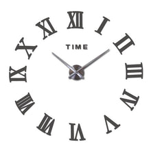 Load image into Gallery viewer, HOT 3d diy Acrylic miroir wall clock stickers watch clocks Quartz Modern reloj de pared home decoration new free shipping
