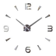 Load image into Gallery viewer, High-end atmosphere Corridor wall stickers home decoration mirror effect Brief style still life diy quartz wall clock