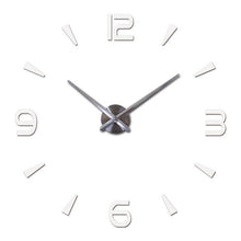 Load image into Gallery viewer, High-end atmosphere Corridor wall stickers home decoration mirror effect Brief style still life diy quartz wall clock
