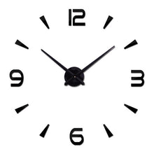 Load image into Gallery viewer, High-end atmosphere Corridor wall stickers home decoration mirror effect Brief style still life diy quartz wall clock