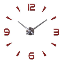 Load image into Gallery viewer, High-end atmosphere Corridor wall stickers home decoration mirror effect Brief style still life diy quartz wall clock