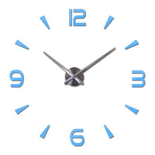 Load image into Gallery viewer, High-end atmosphere Corridor wall stickers home decoration mirror effect Brief style still life diy quartz wall clock