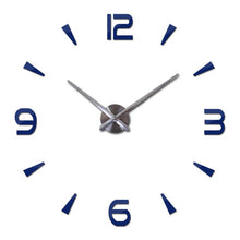 Load image into Gallery viewer, High-end atmosphere Corridor wall stickers home decoration mirror effect Brief style still life diy quartz wall clock