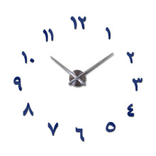Load image into Gallery viewer, mirror effect Modern style still life diy digital Living room wall stickers home decoration quartz big watch wall clock