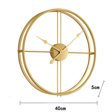 Load image into Gallery viewer, 2019 Creative Wall Clock Modern Design For Home Office Decorative Hanging Living Room Classic Brief Metal Wall Watch