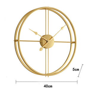2019 Creative Wall Clock Modern Design For Home Office Decorative Hanging Living Room Classic Brief Metal Wall Watch