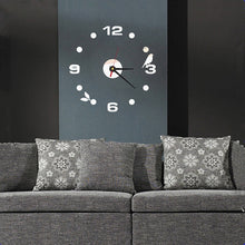 Load image into Gallery viewer, New 3D Wall Clock Acrylic Simple Clock Modern Design DIY Roman Digital Wall Stickers Home Decor Living Room Stickers On The Wall