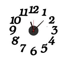 Load image into Gallery viewer, DIY 3D Luxury large wall clock living room home decoration art design fashion wall posters decoration crafts wall clock